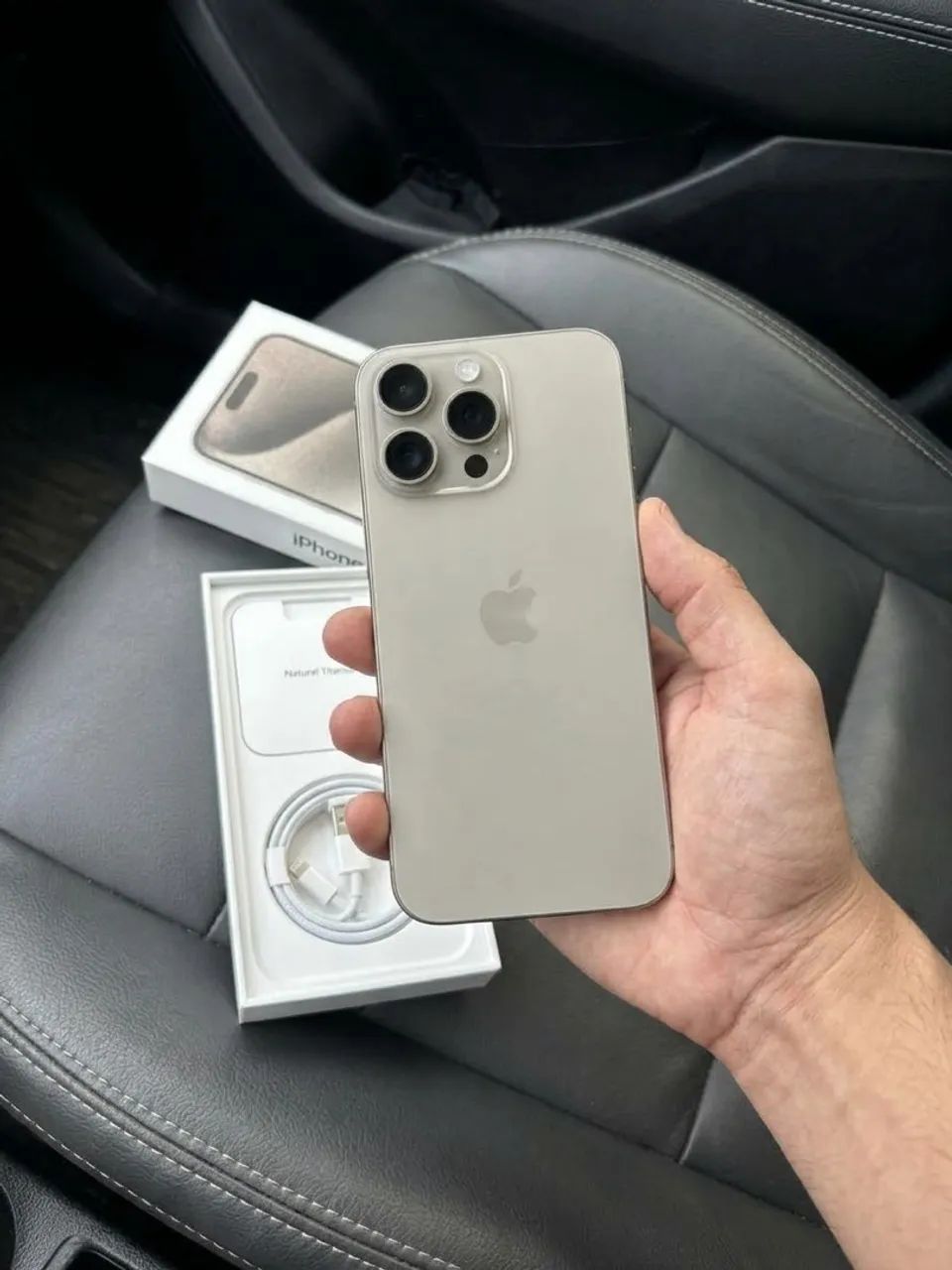 iphone 15 pro max natural titânio 256Gb - Foto 5