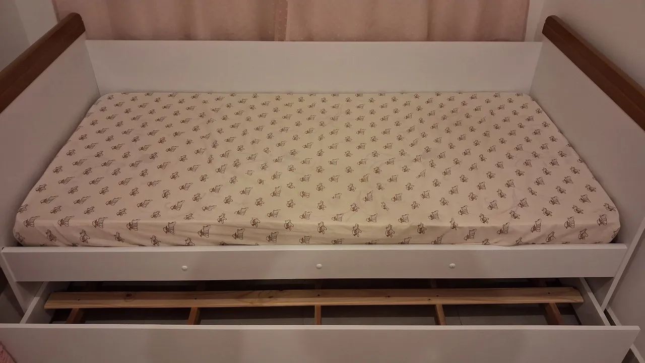 Cama infantil com cama auxiliar - Foto 3