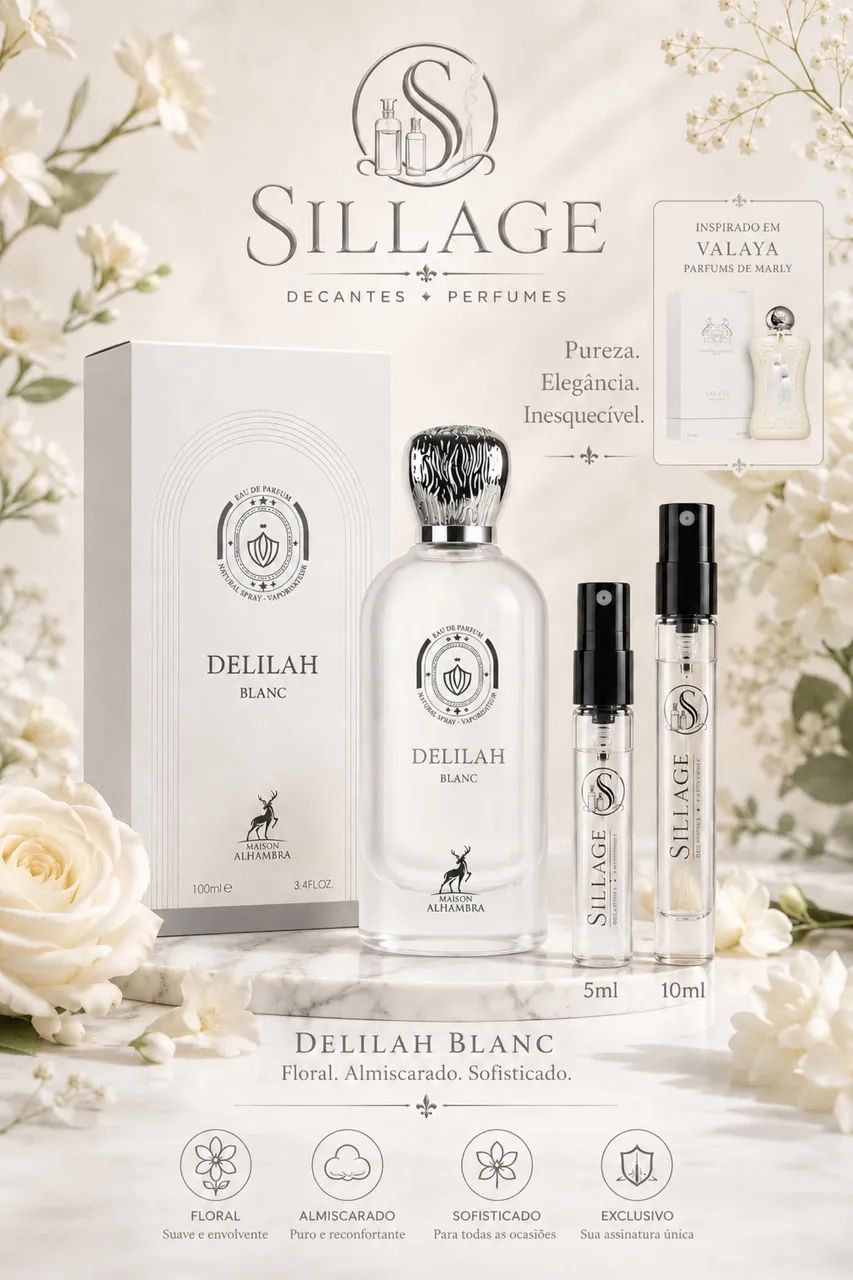 Decants de Perfumes Originais a partir de R$ 19,90 - 5ml e 10ml - Sillage  - Foto 2