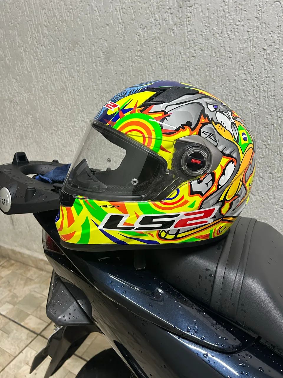 CAPACETE LS2 FF358 ALEX BARROS - Foto 2
