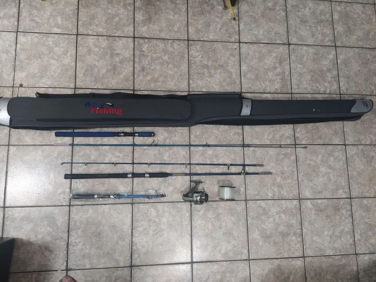 Itens de pesca esportiva (leve/média - molinete)