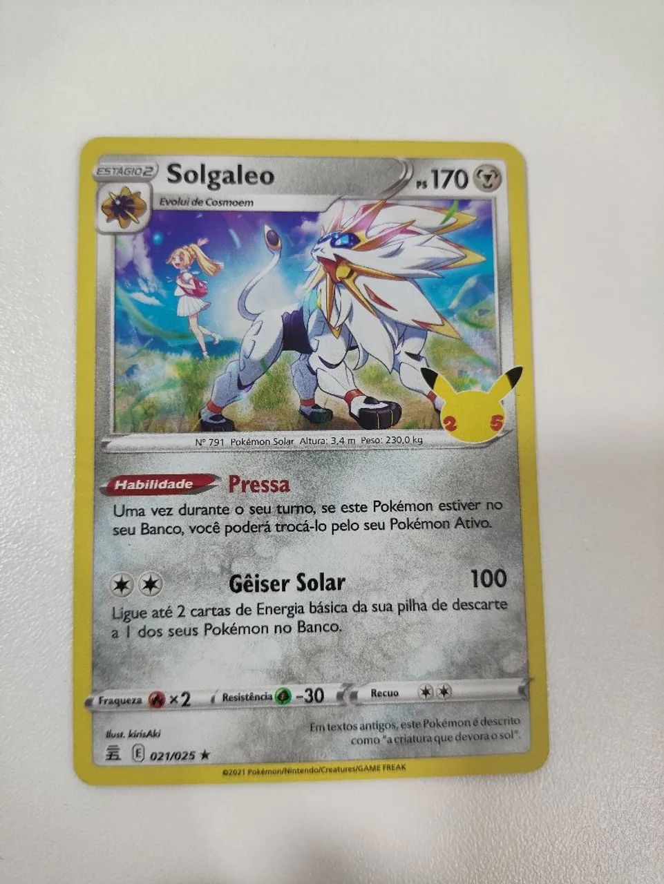 Lote com 8 Cartas pokémon aniversário de 25 anos - Foto 3