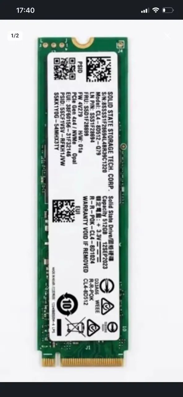 Ssd NVME 522Gb M2 - Foto 5