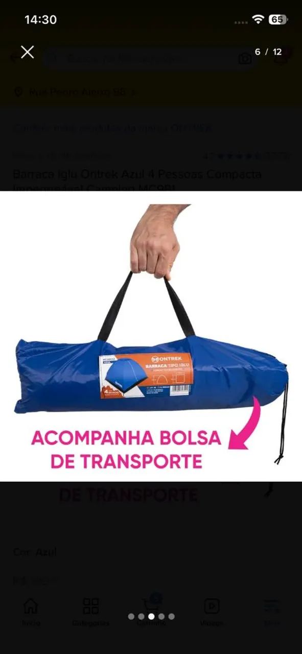 Barraca de acampar  - Foto 4
