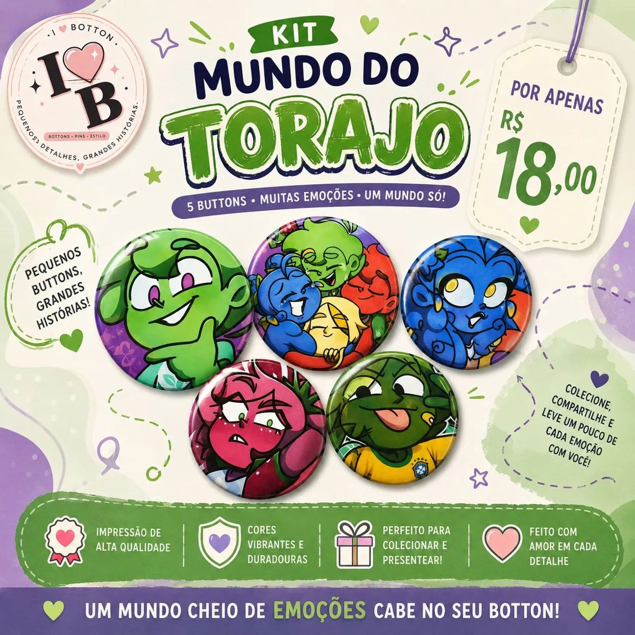 Bottons Personalizados 