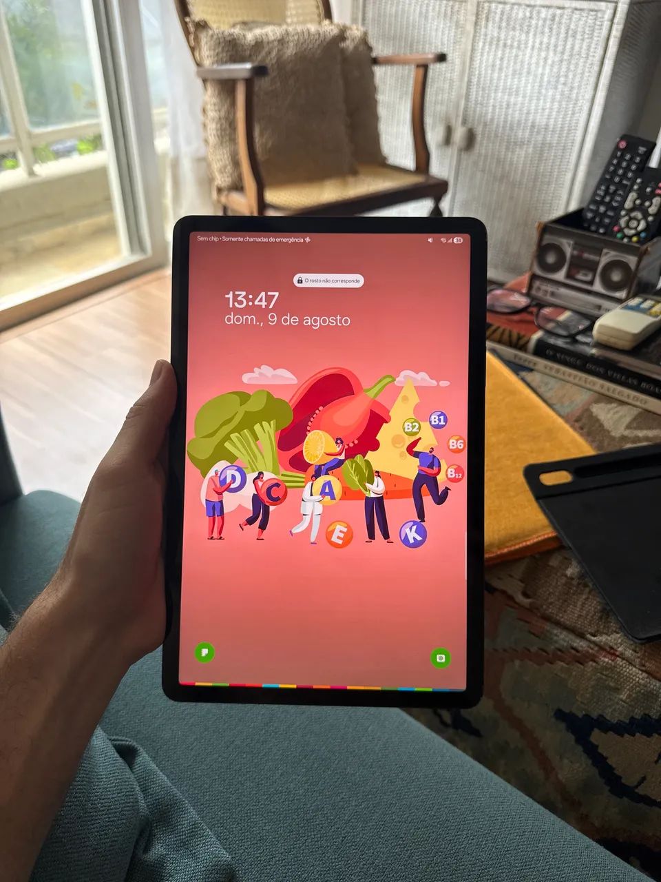 Galaxy Tab S8 256g com capa teclado e S-pen - Foto 2