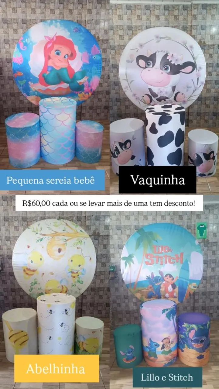 Capas para pegue e monte