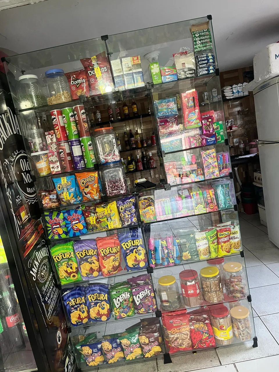 Balcão de vidro 