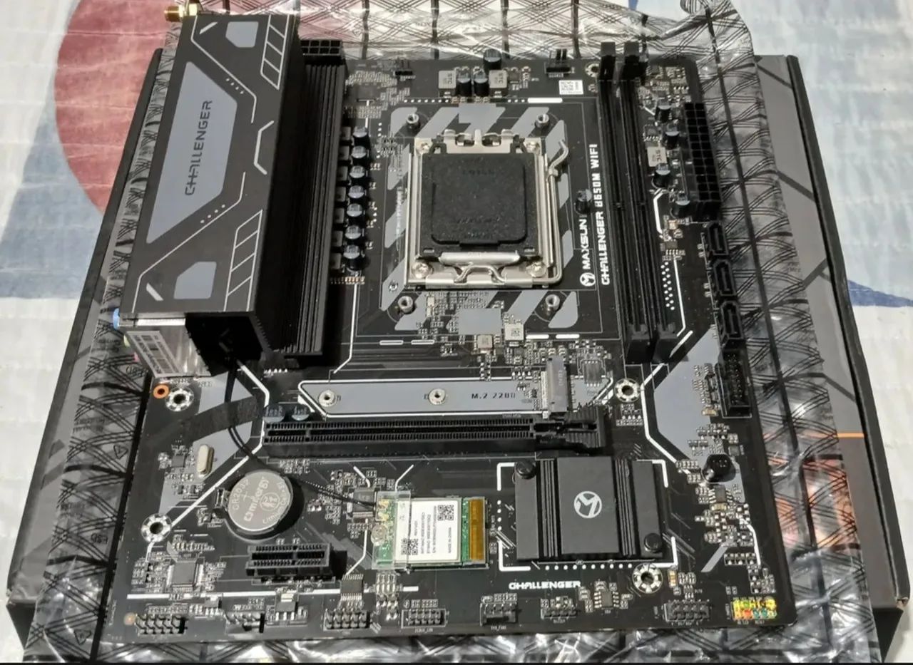Placa mae AM5 maxsun b650m wifi challenger