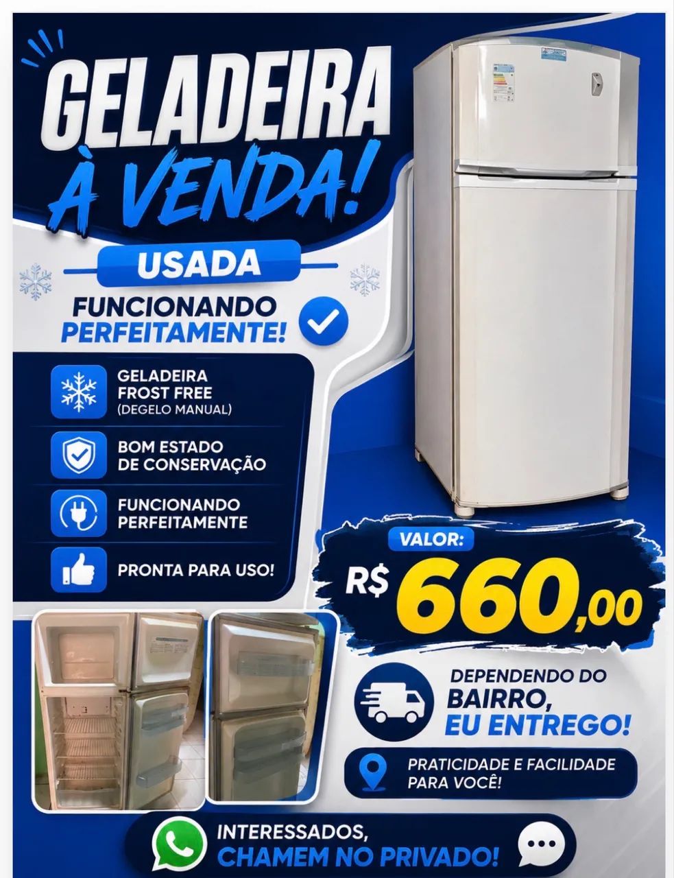 Vendo a geladeira - Foto 3