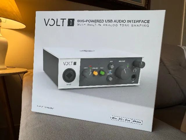 Interface Universal Audio Volt 1 Nova, Lacrada! (ñ Apogee, SSL, M-Audio) - Foto 2