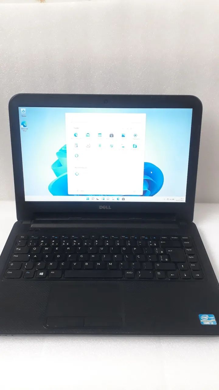 Notebook dell i3 sem bateria / excelente !