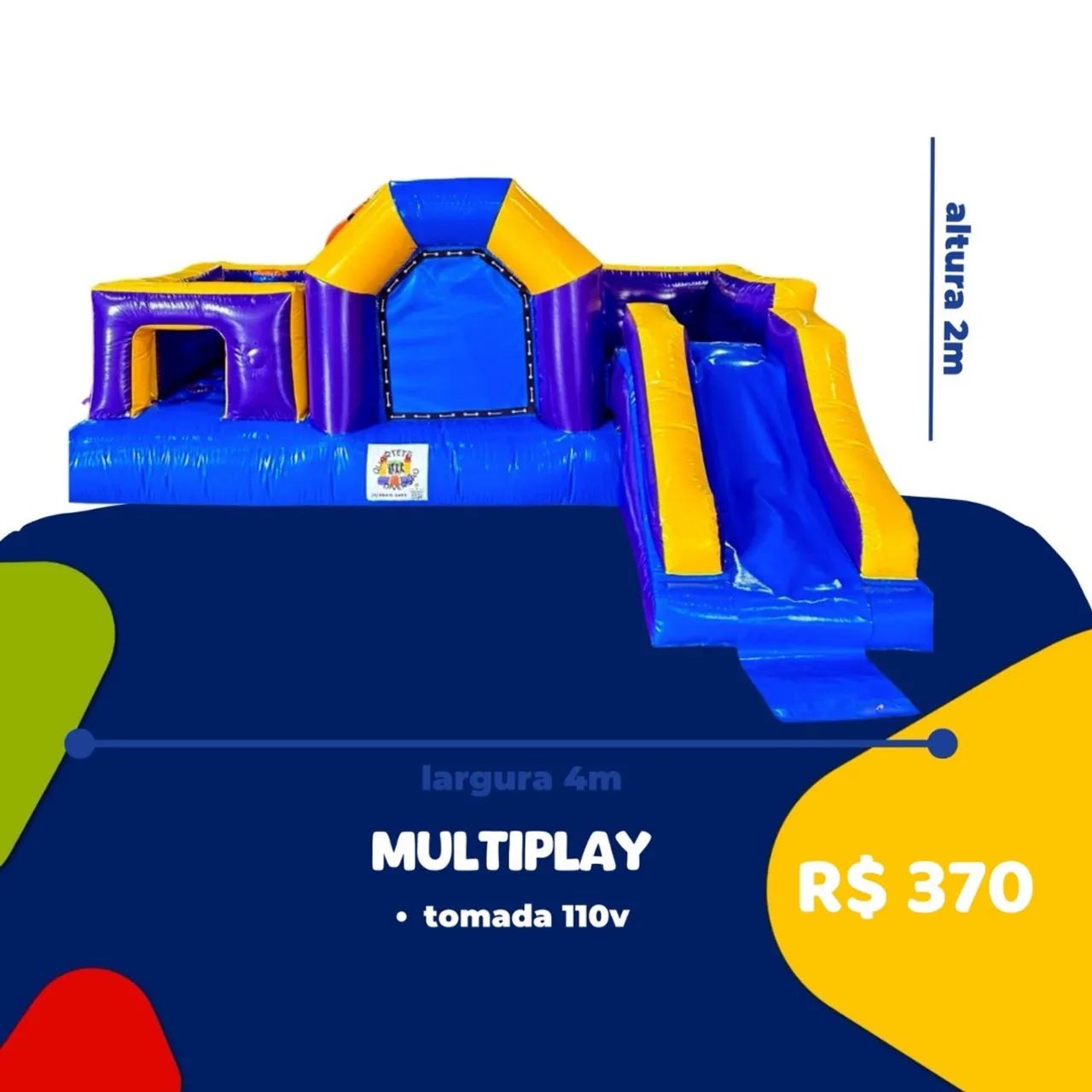 Locação de brinquedos infláveis