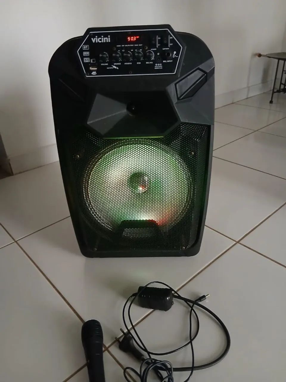 Caixa de Som com Karaoke  - Foto 4