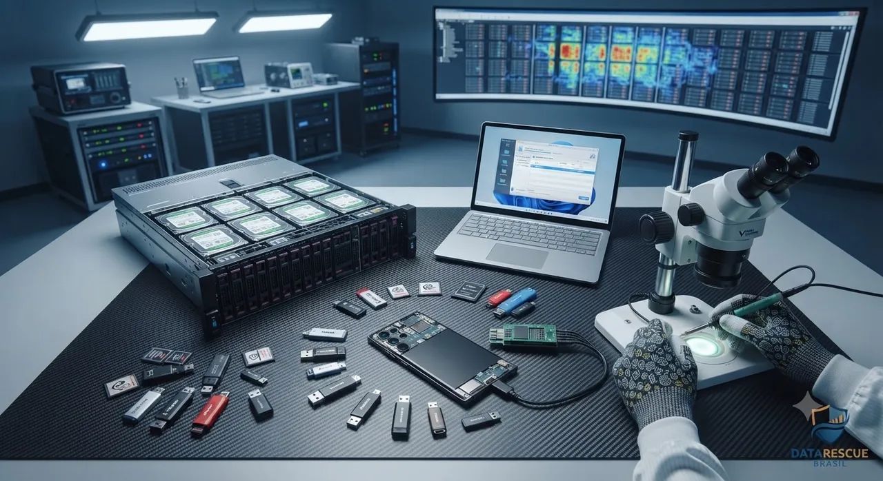 Recuperação de dados perdidos hds PEN Drives  - Foto 4