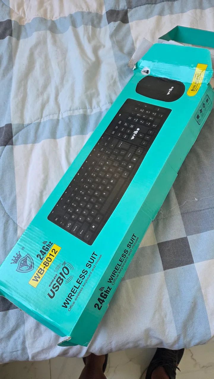 Teclado wireless nunca usado
