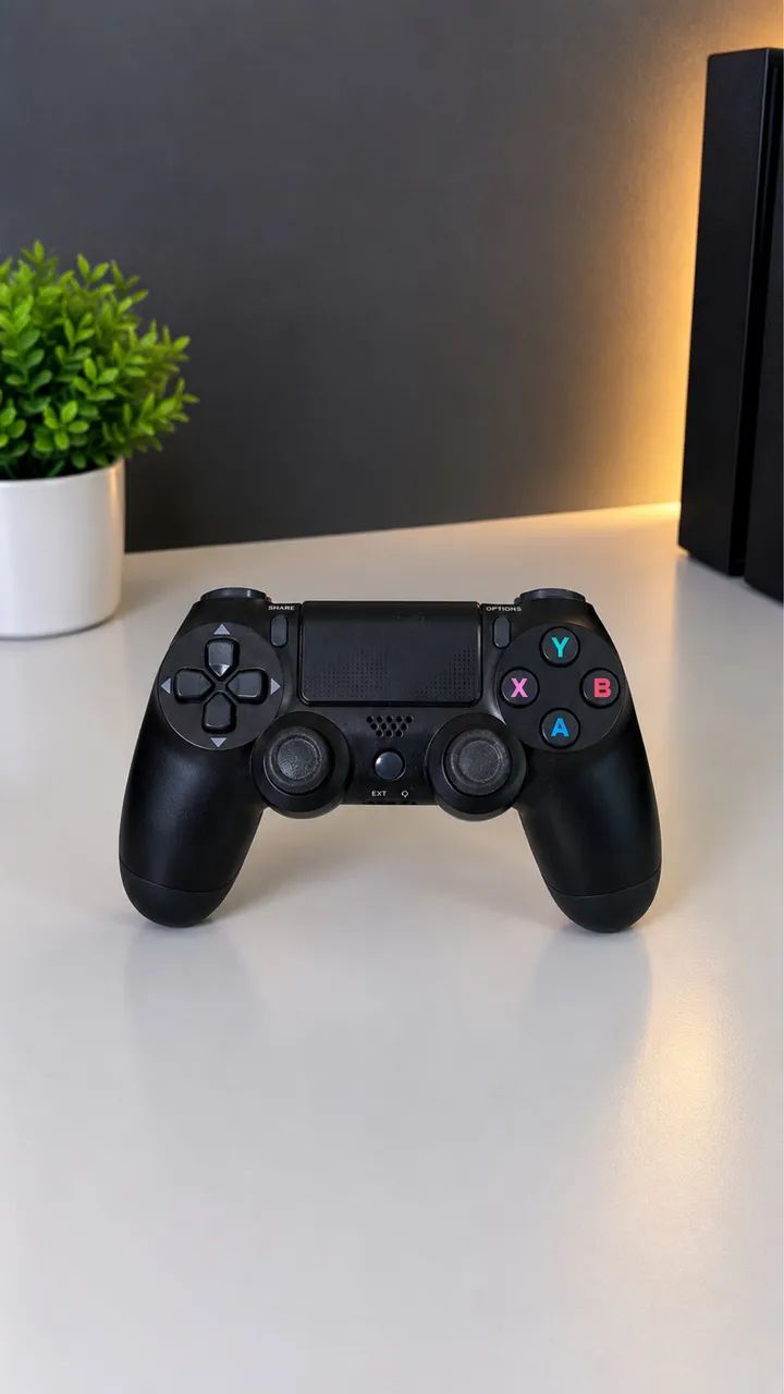 Controle Sem Fio Compatível com PS4 - Preto