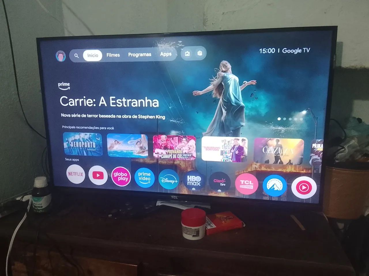 Tv smart 32 nova 3 semanas de uso 
