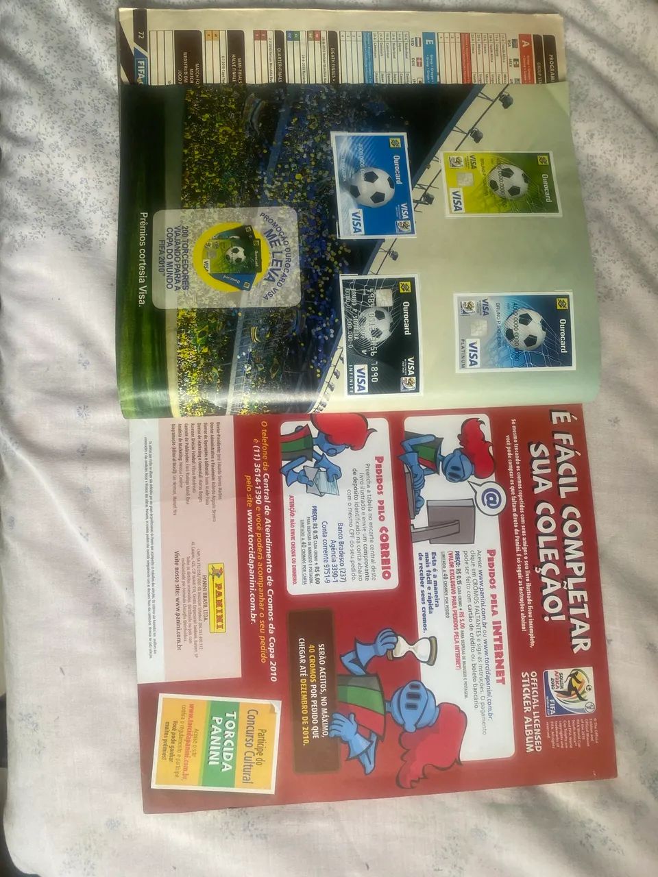 Álbum copa 2010 completo com figurinhas da VISA - Foto 5