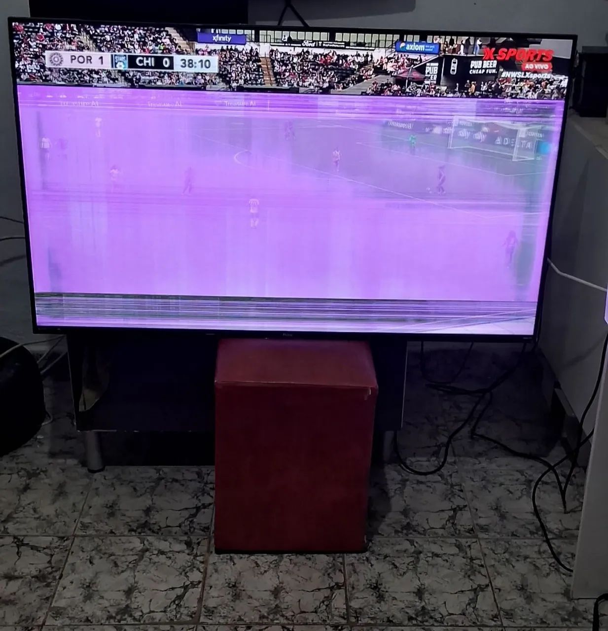 Smart Tv Philco Roku 50 Polegadas 4K Com Linhas Funcionando R$350 Entrego  - Foto 3