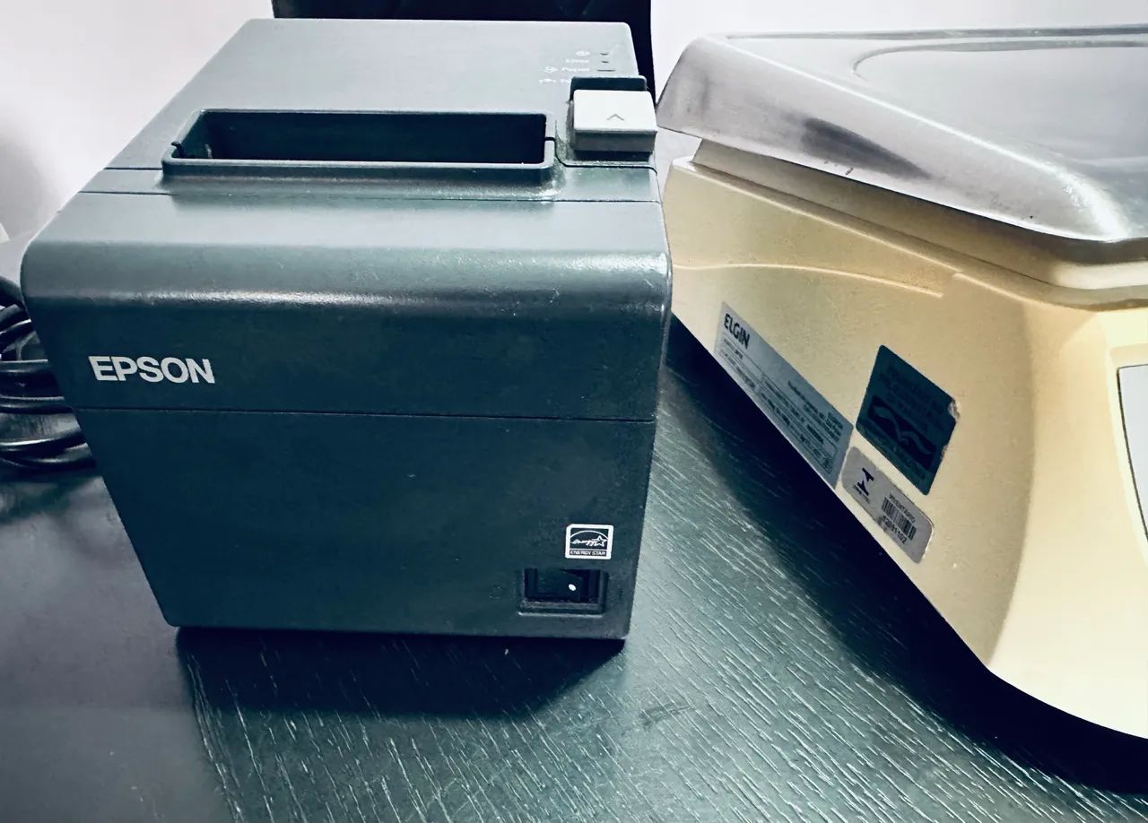 Balança ELGIN DP Plus 15kg, Bivolt + Impressora não fiscal Etiquetadora com bobina - Foto 5