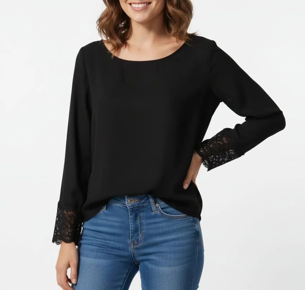 Blusa de manga elegante - Foto 2