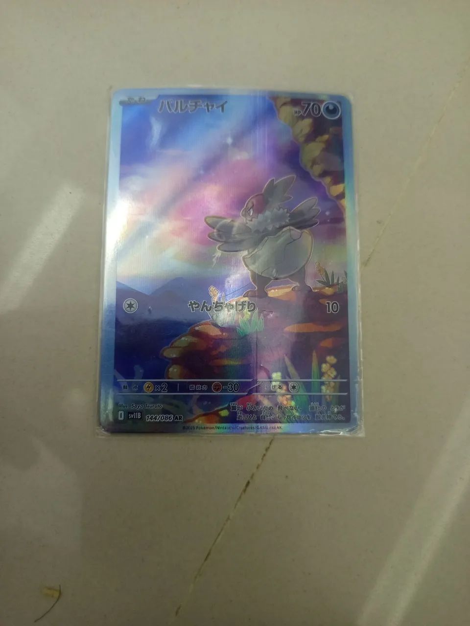 AR  144/086 raio preto pokemon