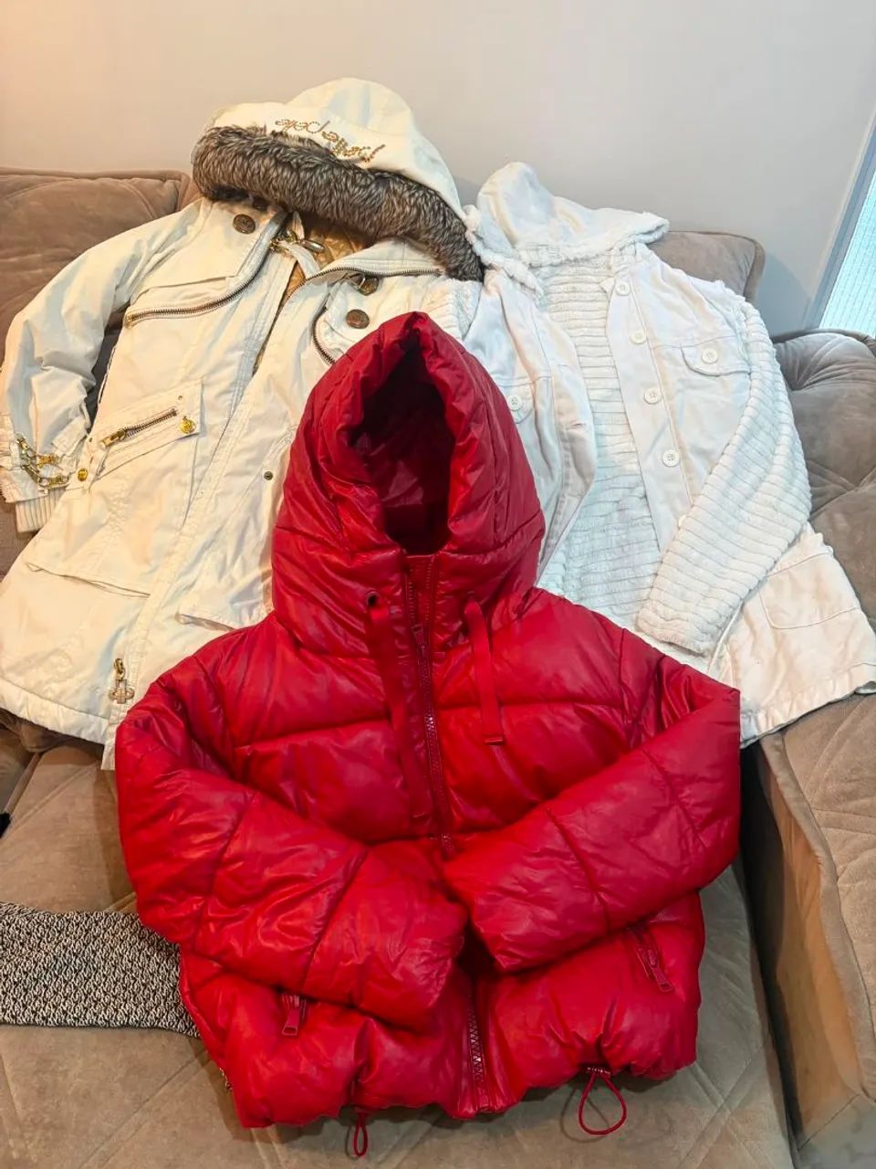 Lote de Jaqueta e parkas  