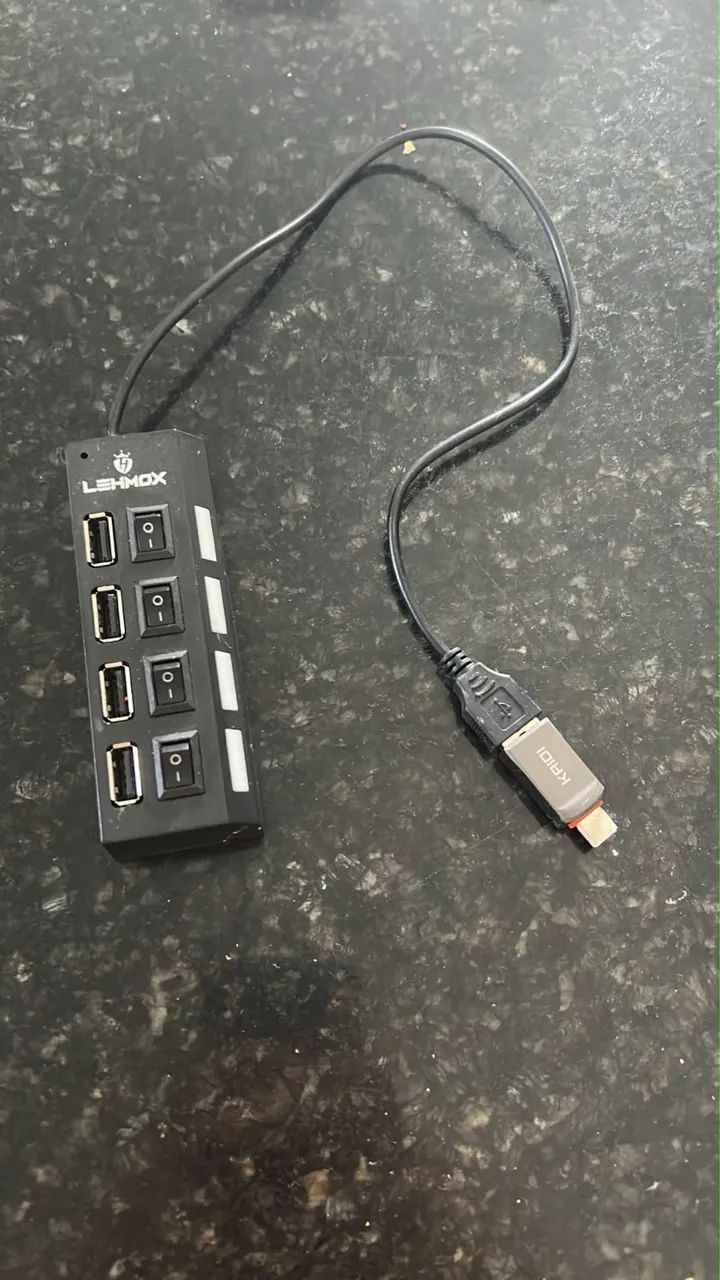 Kit USB 4 portas lermos