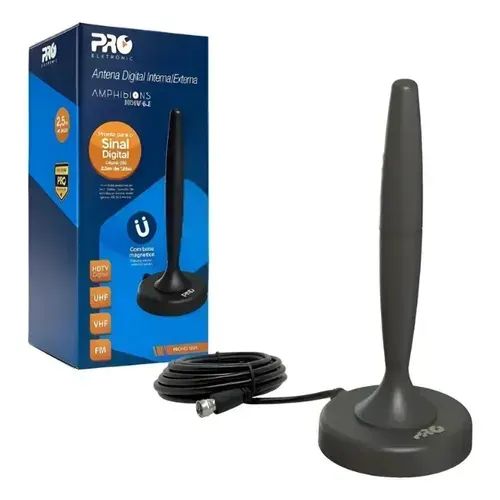Antena Digital Interna/Externa Pro Eletronic