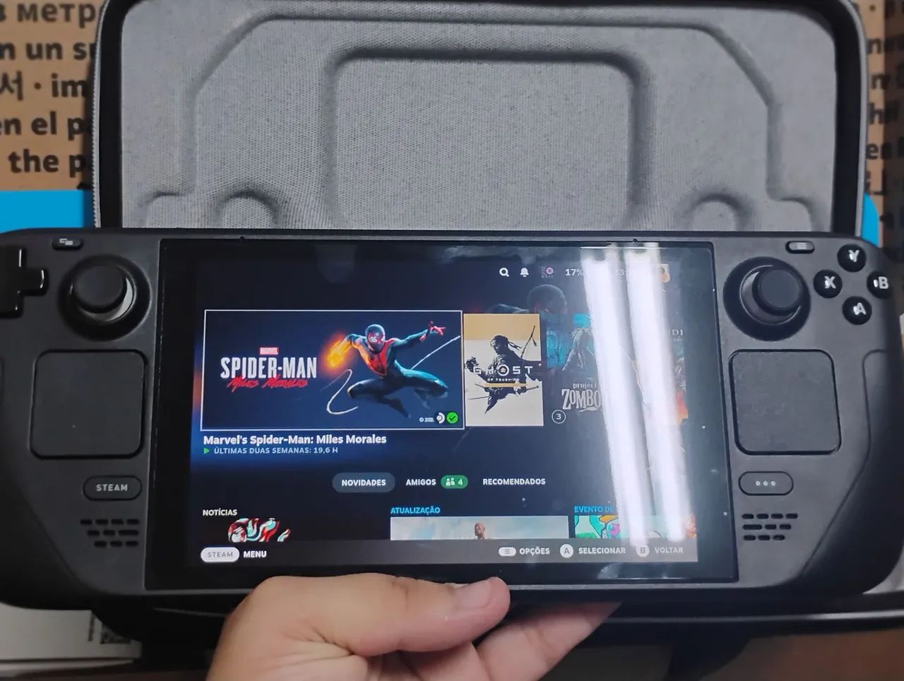 Steam Deck LCD 256gb - Consoles de Vídeo Game - Jardim Santa Rosa