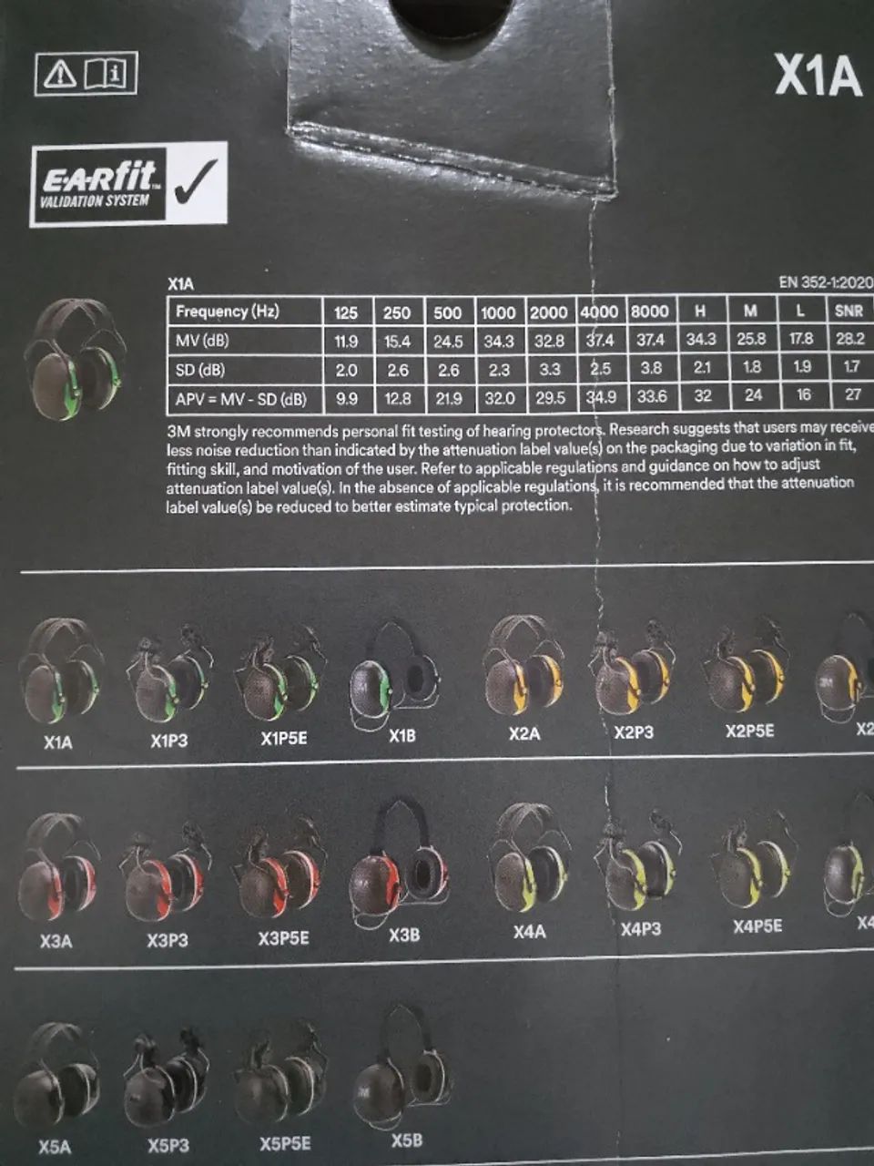 Abafador M3 Peltor X1 - Foto 3