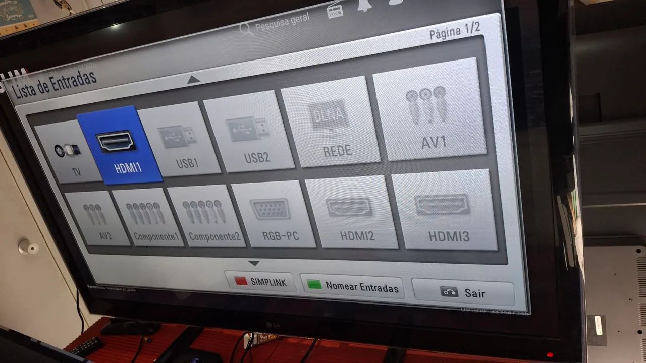 TV LG 55 POLEGADAS NÃO É SMART IMAGENS IMPECÁVEL COM GARANTIA DE FUNCIONAMENTO  - Foto 3