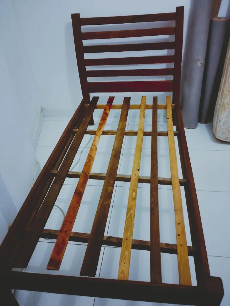 Cama de Solteiro Madeira Maciça  - Foto 2
