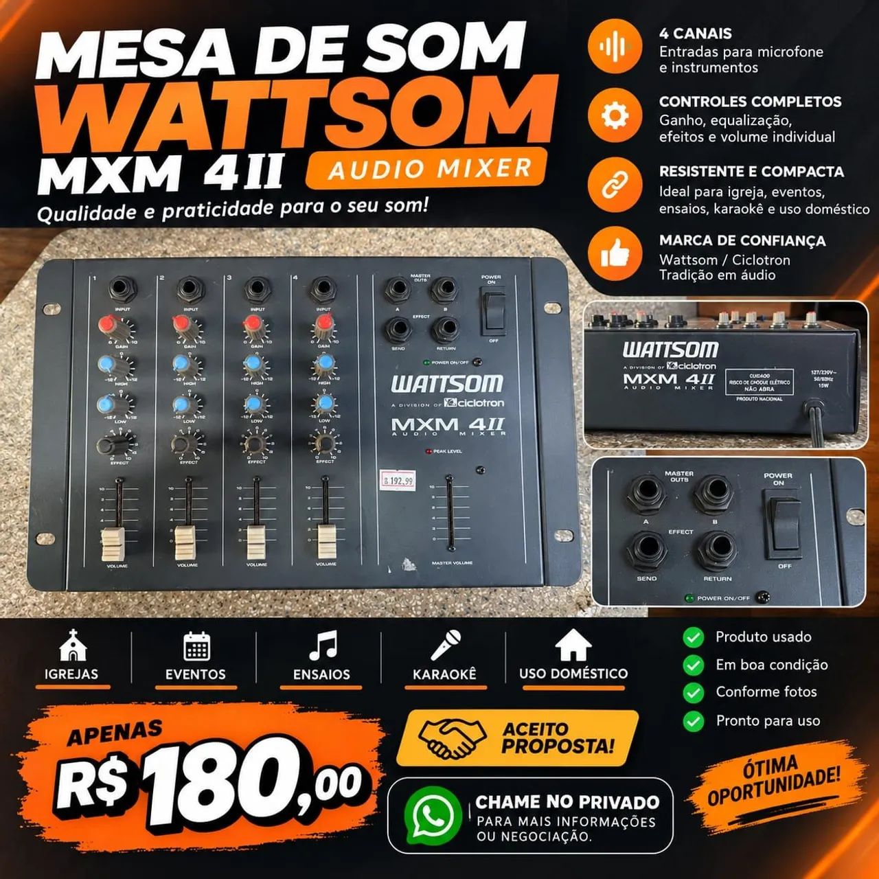 Mesa som Wattson mxm 4II