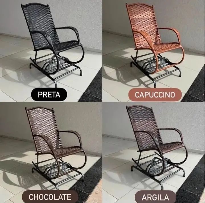 CADEIRA DE BALANÇO COM 4 MOLAS - Foto 4