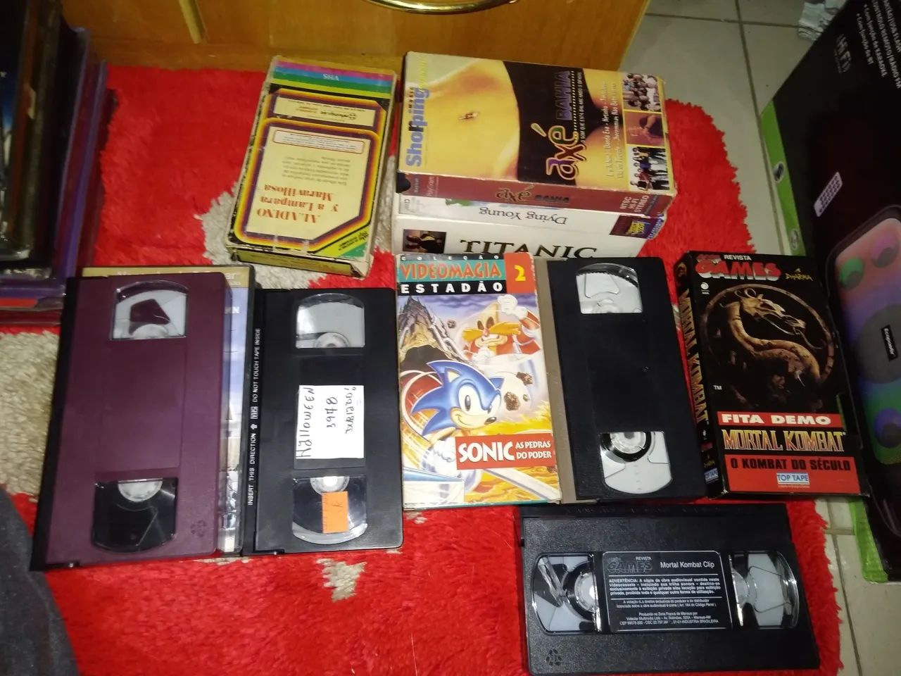 Lote 18 fitas VHS usadas com filmes diversos  - Foto 5