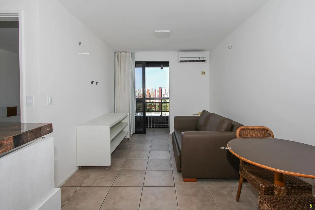 Apartamento mobiliado com suíte no Meireles - Foto 3