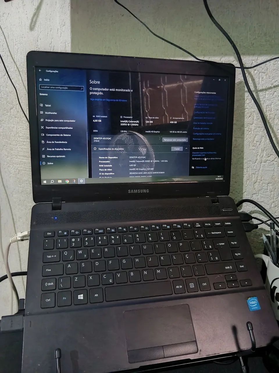 Notebook Samsung + teclado + mouse | 4GB RAM | HD 500GB - Foto 5