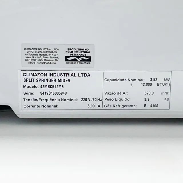 Ar condicionado split inverter Midea 12.000 BTUs Frio - Foto 2