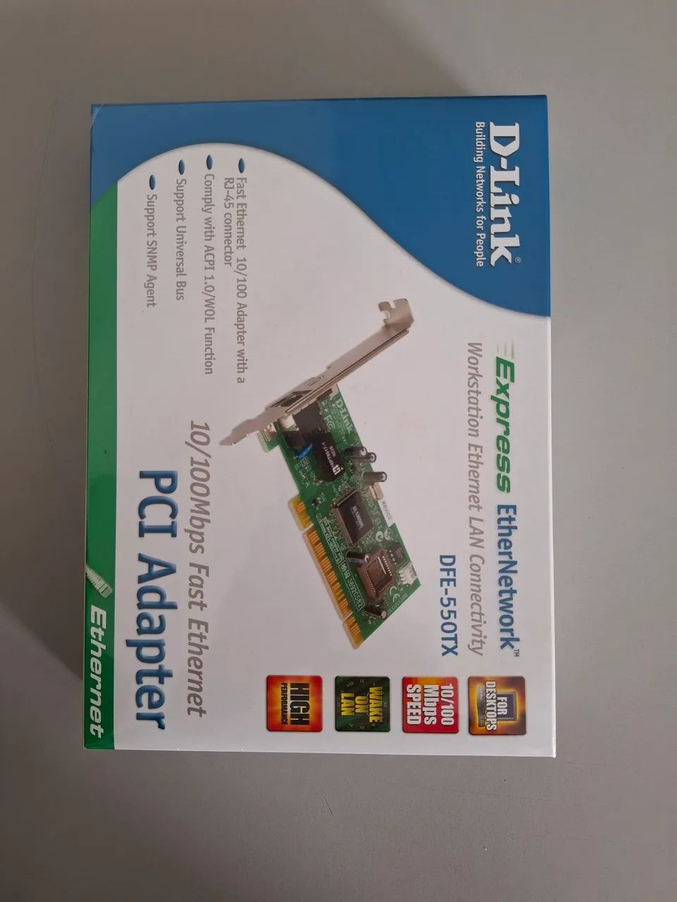 Placa de rede D-Link novo e  lacrado 
