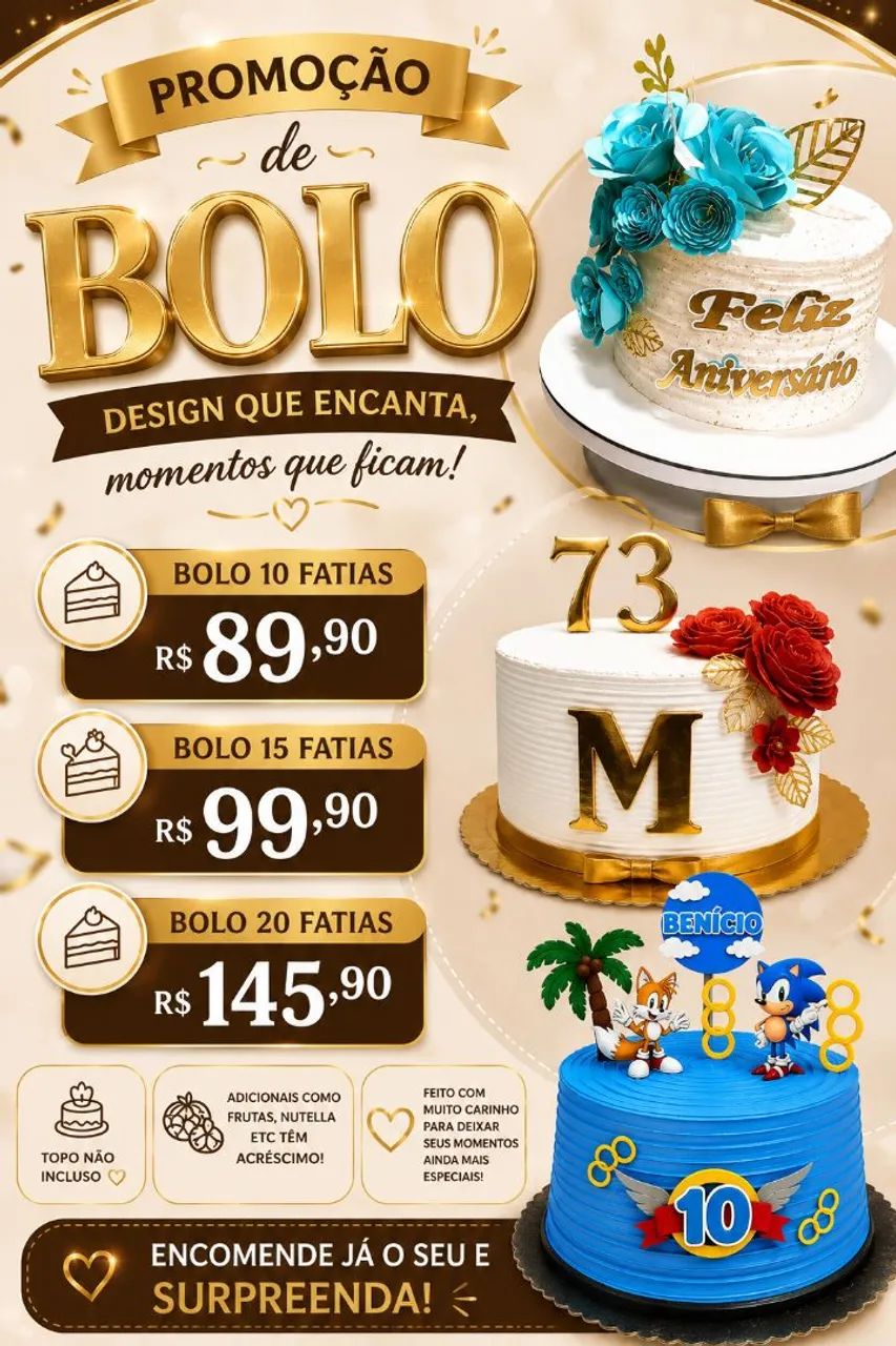 Diversas promoções, Bolos e doces em geral! - Foto 2