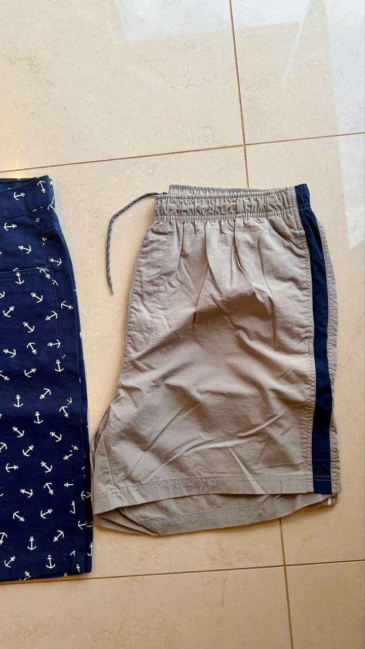 Kit com 2 bermudas tamanho 44 - Foto 3
