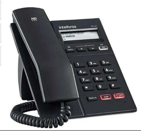 Telefone Intelbras Ip Tip 125i Com Tela Lcd