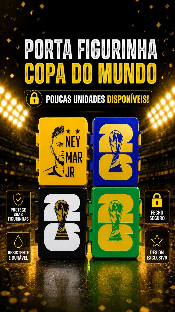 Case Figurinhas Copa 2026 