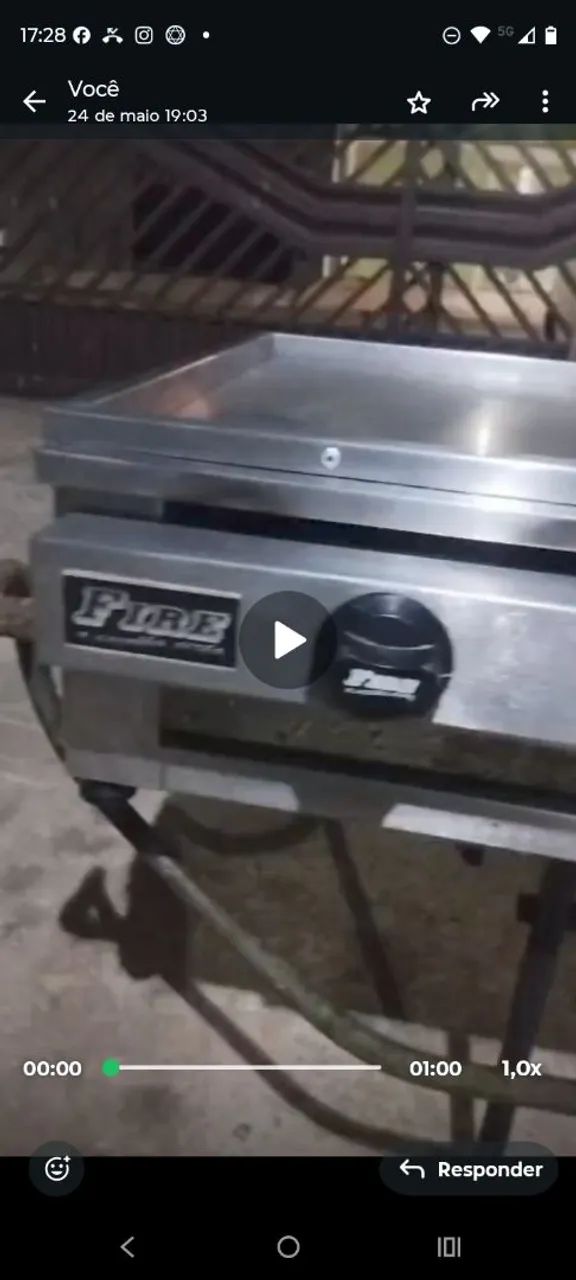 Chapa profissional fire
