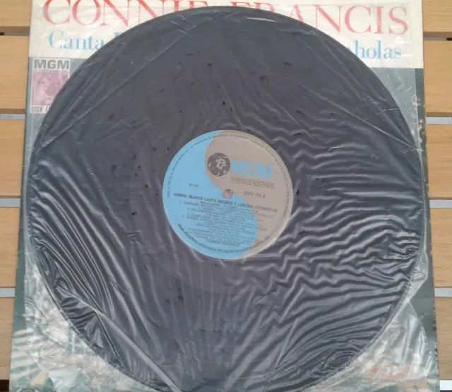 Connie Francis Lp Nacional Canta Boleros Canções Espanholas Estandar - Foto 3