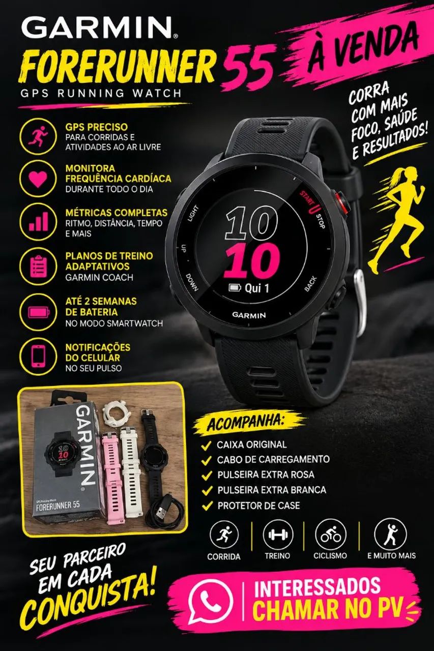 RELOGIO GARMIN 55
