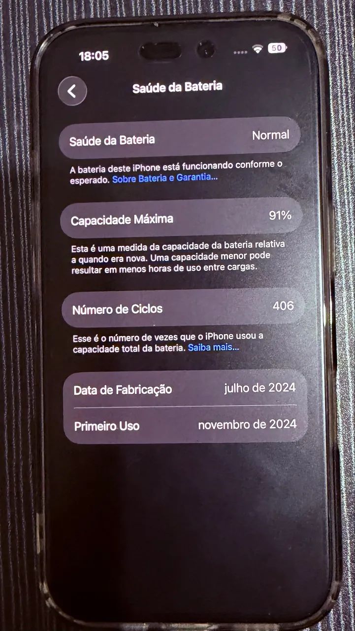 iPhone 16 128 bateria 91% - Foto 2