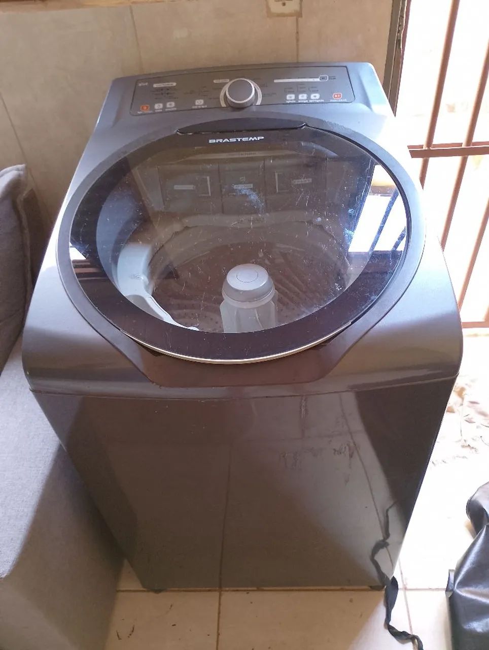 Lavadora de Roupas Brastemp 11 kg Ative! BWP11A9 Smart & Fast com Água Quente - Cinza - Foto 2